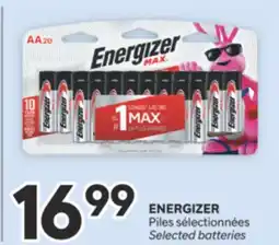 Brunet ENERGIZER Piles sélectionnées offer