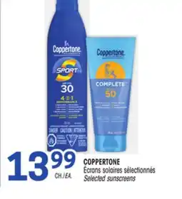 Uniprix COPPERTONE Écrans solaires sélectionnés/Selected sunscreens offer