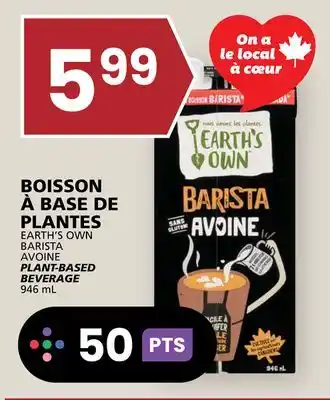 Rachelle-Bery Grocery EARTH'S OWN BARISTA AVOINE PLANT-BASED BEVERAGE offer