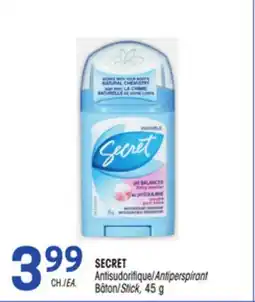 Uniprix SECRET Antisudorifique/Antiperspirant offer