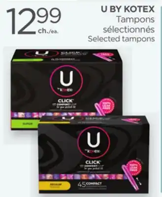 Proxim U BY KOTEX Tampons offer