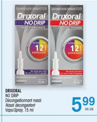 Uniprix DRIXORAL NO DRIP Décongestionnant /nasal Nasal decongestant offer