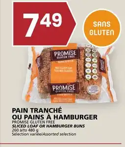 Rachelle-Bery Grocery PROMISE GLUTEN FREE SLICED LOAF OR HAMBURGER BUNS offer