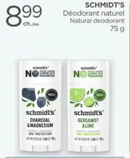 Proxim SCHMIDT'S Natural deodorant offer