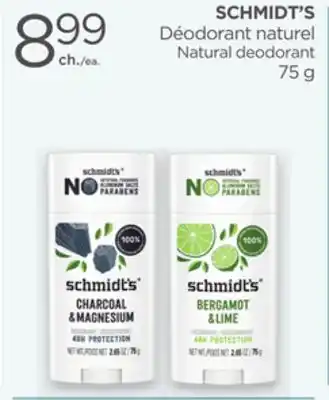 Proxim SCHMIDT'S Natural deodorant offer