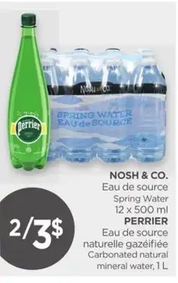 Proxim NOSH & CO., PERRIER offer