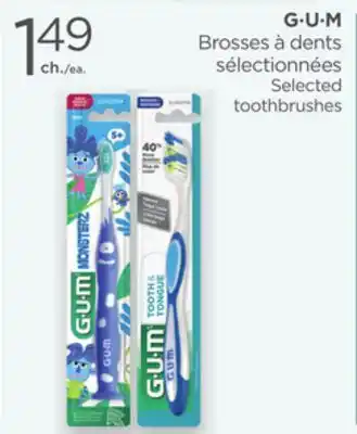 Proxim G·U·M Selected toothbrushes offer