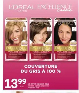 Uniprix L'ORÉAL AGE PERFECT, EXCELLENCE CREME Colorations capillaires sélectionnées/Selected hair colors offer