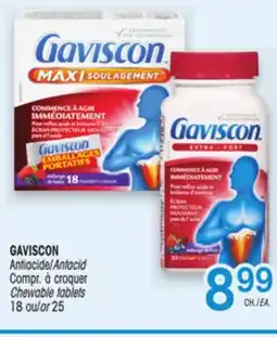 Uniprix GAVISCON Antiacide/Antacid Compr. à croquer/Chewable tablets offer