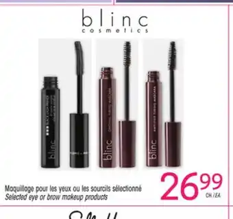 Uniprix BLINC Maquillage pour les yeux ou les sourcils sélectionné/Selected eye or brow makeup products offer