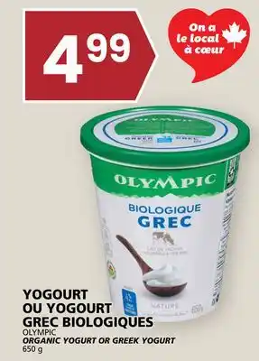 Rachelle-Bery Grocery OLYMPIC ORGANIC YOGURT OR GREEK YOGURT offer