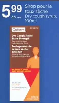 Proxim Option+ Dry cough syrup offer