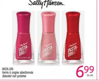 Uniprix Sally Hansen INSTA-DRI Vernis à ongles sélectionnés / Selected nail polishes offer