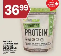 Rachelle-Bery Grocery IRON VEGAN ORGANIC SPROUTED PROTEIN POWDER offer