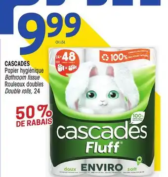 Uniprix Papier hygiénique Rouleaux doubles / Bathroom tissue Double rolls offer