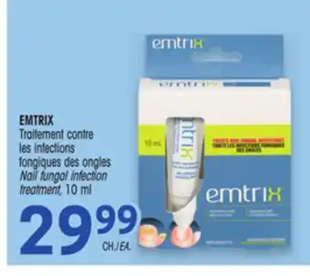 Uniprix EMTRIX Traitement contre les infections fongiques des ongles | Nail fungal infection treatment offer