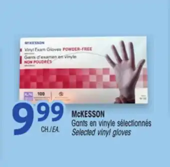 Uniprix McKESSON Gants en vinyle sélectionnés/Selected vinyl gloves offer