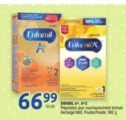 Uniprix ENFAMIL A+, A+2 Préparation pour nourrissons/Infant formula Recharge/Refill offer