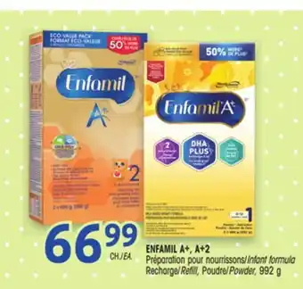 Uniprix ENFAMIL A+, A+2 Préparation pour nourrissons/Infant formula Recharge/Refill offer