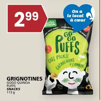 Rachelle-Bery Grocery GOGO QUINOA PUFFS SNACKS offer