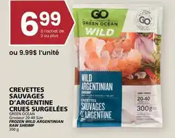 Rachelle-Bery Grocery GREEN OCEAN Grosseur 20-40 Size FROZEN WILD ARGENTINIAN RAW SHRIMP 300g offer