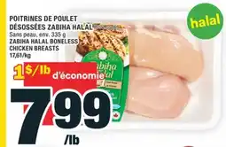 Super C POITRINES DE POULET DÉSOSSÉES ZABIHA HALAL offer