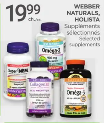 Proxim WEBBER NATURALS, HOLISTA offer