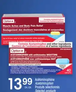 Uniprix Option+ Acétaminophène/Acetaminophen offer