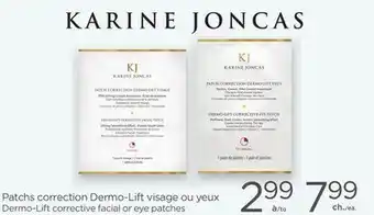 Proxim KARINE JONCAS Dermo-Lift corrective facial or eye patches offer