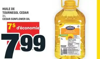 Super C HUILE DE TOURNESOL CEDAR | CEDAR SUNFLOWER OIL offer