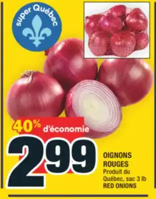 Super C OIGNONS ROUGES | RED ONIONS offer