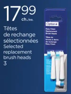 Proxim OPTION+ Selected replacement brush heads offer