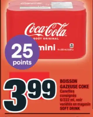 Super C BOISSON GAZEUSE COKE | SOFT DRINK offer