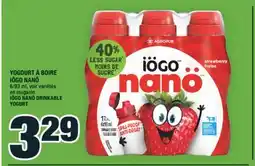 Super C YOGOURT À BOIRE IÖGO NANÖ | IÖGO NANÖ DRINKABLE YOGURT offer