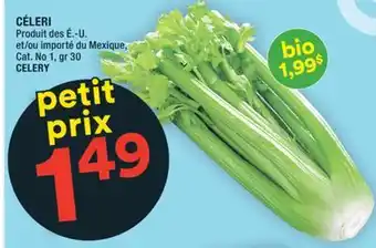 Super C CÉLERI | CELERY offer