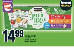 Super C JUS SELECTION | SELECTION JUICE offer