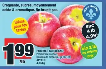 Super C POMMES CORTLAND | APPLES offer