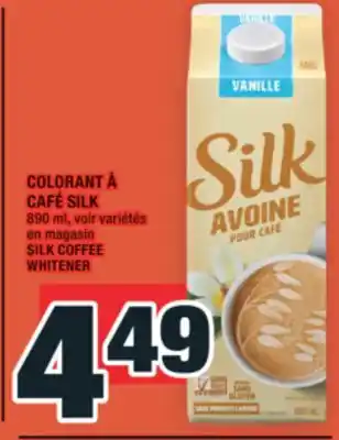 Super C COLORANT À CAFÉ SILK | SILK COFFEE WHITENER offer