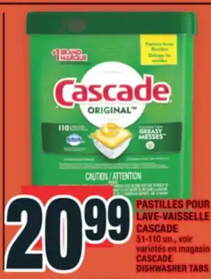 Super C PASTILLES POUR LAVE-VAISSELLE CASCADE | CASCADE CASCADE DISHWASHER TABS offer