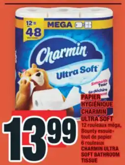 Super C PAPIER HYGIÉNIQUE CHARMIN ULTRA SOFT | CHARMIN ULTRA SOFT BATHROOM TISSUE offer