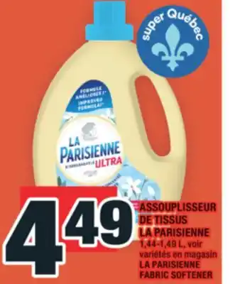 Super C ASSOUPLISSEUR DE TISSUS LA PARISIENNE | LA PARISIENNE FABRIC SOFTENER offer