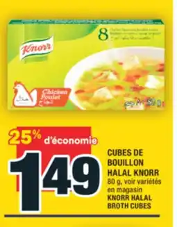 Super C CUBES DE BOUILLON HALAL KNORR | KNORR HALAL BROTH CUBES offer