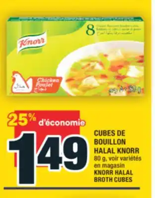 Super C CUBES DE BOUILLON HALAL KNORR | KNORR HALAL BROTH CUBES offer