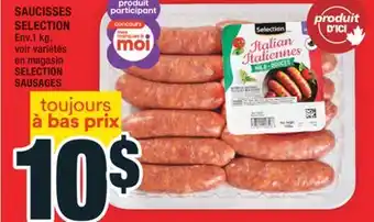 Super C SAUCISSES SELECTION | SELECTION SAUSAGES offer