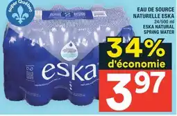 Super C EAU DE SOURCE NATURELLE ESKA | ESKA NATURAL SPRING WATER offer