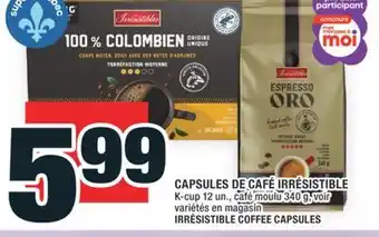 Super C CAPSULES DE CAFÉ IRRÉSISTIBLE | IRRÉSISTIBLE COFFEE CAPSULES offer