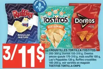 Super C CROUSTILLES TORTILLA TOSTITOS | TOSTITOS TORTILLA CHIPS offer