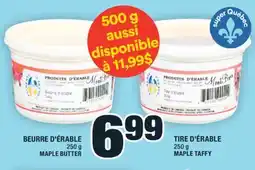 Super C BEURRE D'ÉRABLE | MAPLE BUTTER offer