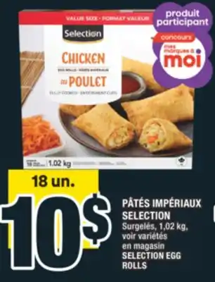 Super C PÂTÉS IMPÉRIAUX SELECTION | SELECTION EGG ROLLS offer