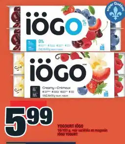 Super C YOGOURT IÖGO | IÖGO YOGURT offer